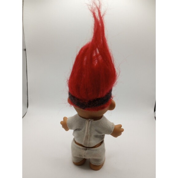 RARE NFL Team Property Of Falcons XXL Vintage 90s 5" Russ Trolls Doll Red Hair - Picture 3 of 8